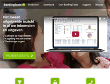 Tablet Screenshot of bankingtools.nl